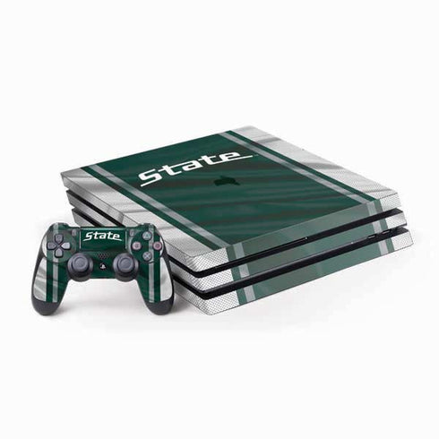 Michigan State University Jersey Grey PlayStation PS4 Skins